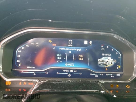 ✅ 2023 Chevrolet Silverado 1500 High Country • VIN: 2GCUDJED1P1137390 • Lot: 63263275. Wystawiony na Copart z przebiegiem 42 027 mil. Bezpłatny archiwum sprzedaży aukcyjnych z USA i szczegółowy raport historii pojazdu na DreamBid. Zdjęcie 9.