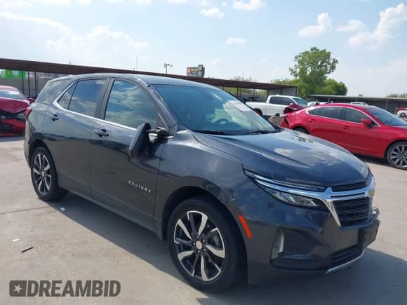 ✅ 2022 Chevrolet Equinox LT • VIN: 3GNAXUEV9NS198340 • Лот: 43251808. Опубликован ранее на IAAI с пробегом 56 971 миль. Бесплатный доступ к архиву аукционных продаж из США и подробный отчёт об истории автомобиля на DreamBid. Изображение 1.