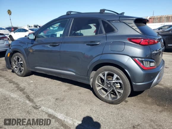✅ 2022 Hyundai Kona Limited • VIN: KM8K53A37NU819524 • Лот: 87104535. Опубликован ранее на Copart с пробегом 70 149 миль. Бесплатный доступ к архиву аукционных продаж из США и подробный отчёт об истории автомобиля на DreamBid. Изображение 2.
