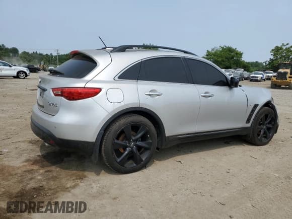 ✅ 2017 Infiniti QX70 • VIN: JN8CS1MW0HM413203 • Lot: 59965655. Listed on Copart with 50,931 mi. Free auction sales archive from the USA and detailed vehicle history report at DreamBid. Image 3.