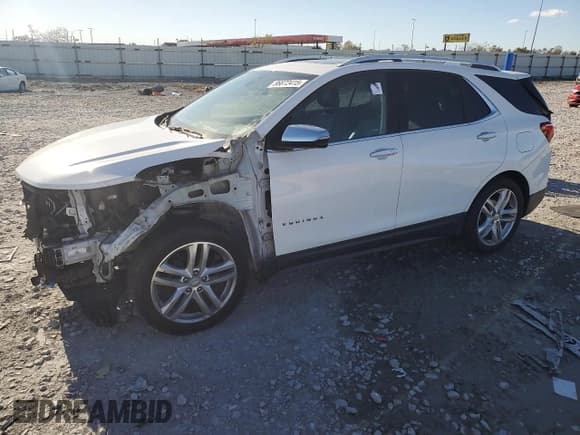 ✅ 2018 Chevrolet Equinox Premier • VIN: 3GNAXMEV6JL101020 • Лот: 86872415. Опубликован ранее на Copart с пробегом 150 371 миль. Бесплатный доступ к архиву аукционных продаж из США и подробный отчёт об истории автомобиля на DreamBid. Изображение 1.
