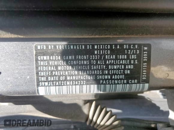 ✅ 2014 Volkswagen Beetle 2.0L TDI w/Sun/Sound/Nav • VIN: 3VWJL7AT2EM634232 • Лот: 64551775. Опубликован ранее на Copart с пробегом Не указан. Бесплатный доступ к архиву аукционных продаж из США и подробный отчёт об истории автомобиля на DreamBid. Изображение 12.