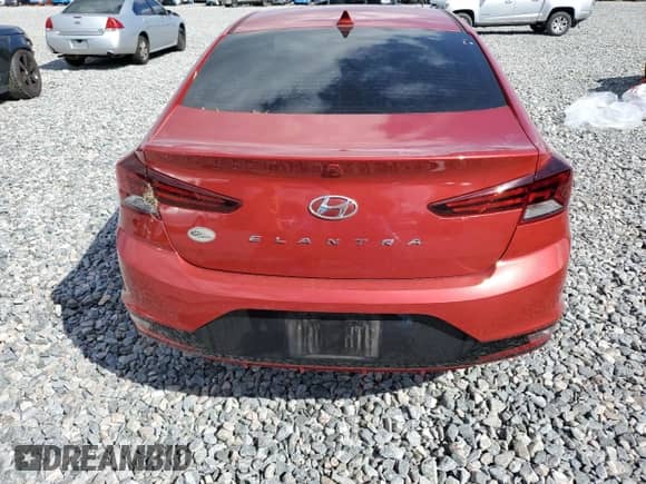 2020 Hyundai Elantra SEL with VIN 5NPD84LF2LH527952, listed as a Copart auction lot 87271035 with 92,893 mi miles and Non repairable. Bid and sale history available at DreamBid. Image 6.