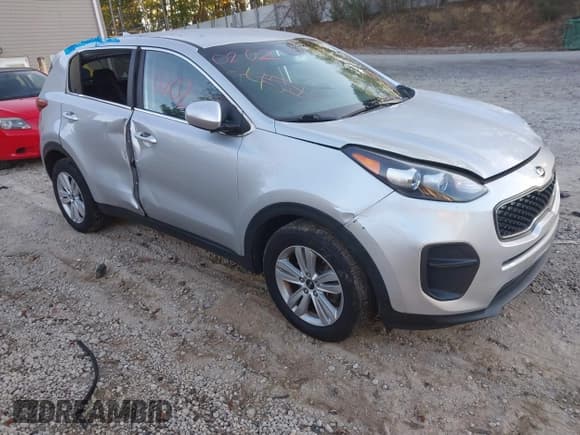 ✅ 2019 Kia Sportage LX • VIN: KNDPM3AC5K7494525 • Lot: 43360202. Listed on IAAI with 88,716 mi. Free auction sales archive from the USA and detailed vehicle history report at DreamBid. Image 1.