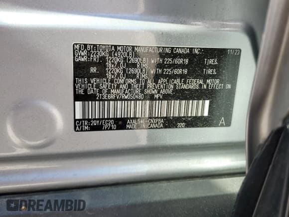 ✅ 2024 Toyota RAV4 Hybrid XSE • VIN: 2T3E6RFV7RW050480 • Lot: 87442345. Wystawiony na Copart z przebiegiem 28 395 mil. Bezpłatny archiwum sprzedaży aukcyjnych z USA i szczegółowy raport historii pojazdu na DreamBid. Zdjęcie 14.