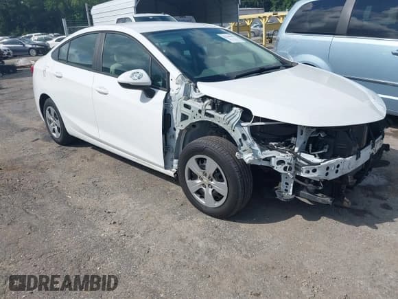 ✅ 2016 Chevrolet Cruze LS • VIN: 1G1BB5SM7G7311855 • Lot: 42708491. Listed on IAAI with 74,108 mi. Free auction sales archive from the USA and detailed vehicle history report at DreamBid. Image 1.