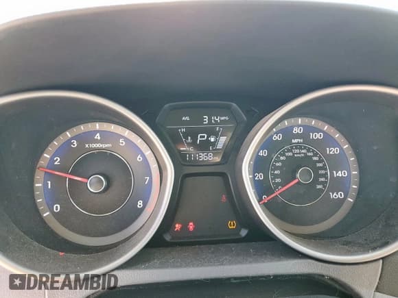 ✅ 2014 Hyundai Elantra Sport • VIN: KMHDH4AH0EU172966 • Lot: 85898025. Listed on Copart with 111,368 mi. Free auction sales archive from the USA and detailed vehicle history report at DreamBid. Image 9.