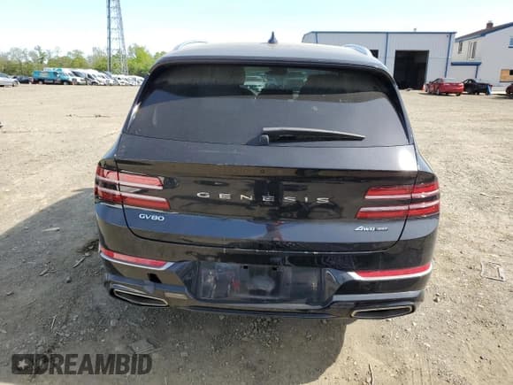 ✅ 2023 Genesis GV80 Advanced Plus • VIN: KMUHCESC4PU107079 • Lot: 54940755. Listed on Copart with 21,802 mi. Free auction sales archive from the USA and detailed vehicle history report at DreamBid. Image 6.