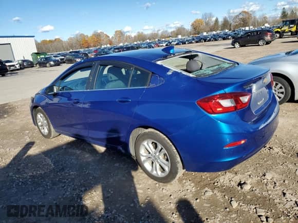 2019 Chevrolet Cruze LT с VIN 1G1BE5SM0K7130161, выставлен на аукционе Copart как лот 89890335 с пробегом 76 726 миль миль и Списание • Salvage title. История ставок и продаж доступна на DreamBid. Изображение 2.