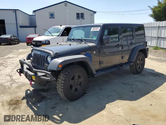 ✅ 2016 Jeep Wrangler Unlimited Sport • VIN: 1C4BJWDG9GL229477 • Лот: 55034825. Опубликован ранее на Copart с пробегом 121 783 миль. Бесплатный доступ к архиву аукционных продаж из США и подробный отчёт об истории автомобиля на DreamBid. Изображение 1.