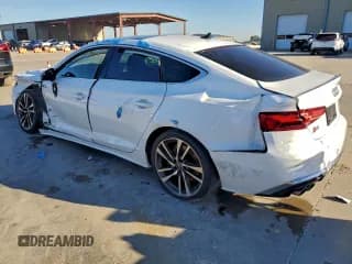 ✅ 2022 Audi S5 Sportback Premium Plus • VIN: WAUC4CF56NA026803 • Lot: 91043415. Listed on Copart with 72,261 mi. Free auction sales archive from the USA and detailed vehicle history report at DreamBid. Image 2.