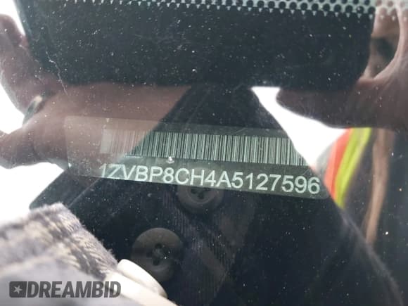 ✅ 2010 Ford Mustang GT • VIN: 1ZVBP8CH4A5127596 • Lot: 42257983. Listed on IAAI with 67,389 mi. Free auction sales archive from the USA and detailed vehicle history report at DreamBid. Image 9.