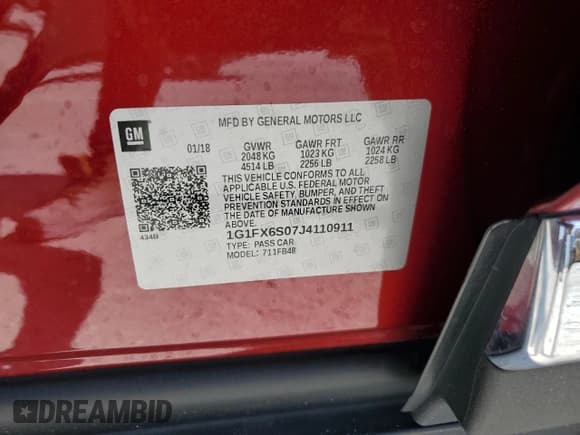 ✅ 2018 Chevrolet Bolt EV Premier • VIN: 1G1FX6S07J4110911 • Lot: 54315614. Wystawiony na Copart z przebiegiem 91 233 mil. Bezpłatny archiwum sprzedaży aukcyjnych z USA i szczegółowy raport historii pojazdu na DreamBid. Zdjęcie 14.