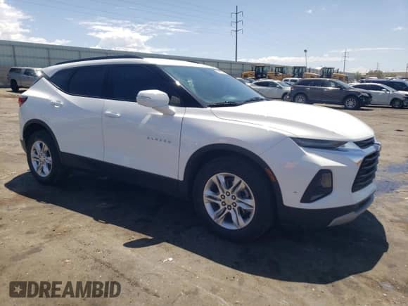 2021 Chevrolet Blazer LT with VIN 3GNKBJRS7MS572976, listed as a Copart auction lot 66332074 with 77,902 mi miles and Salvage title. Bid and sale history available at DreamBid. Image 4.