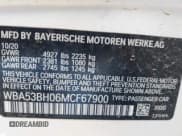 ✅ 2021 BMW 5 Series 530i • VIN: WBA53BH06MCF67900 • Lot: 42504239. Listed on IAAI with Not provided. Free auction sales archive from the USA and detailed vehicle history report at DreamBid. Image 9.