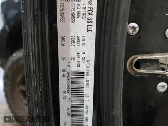 ✅ 2016 Ram 1500 Sport • VIN: 1C6RR7HT0GS205067 • Lot: 90265045. Wystawiony na Copart z przebiegiem 149 393 mil. Bezpłatny archiwum sprzedaży aukcyjnych z USA i szczegółowy raport historii pojazdu na DreamBid. Zdjęcie 12.