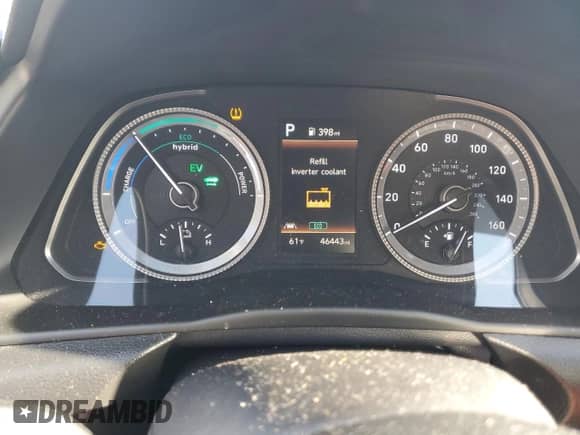 2021 Hyundai Sonata SEL with VIN KMHL34JJ5MA017746, listed as a Copart auction lot 82598885 with 46,443 mi miles and Salvage title. Bid and sale history available at DreamBid. Image 9.