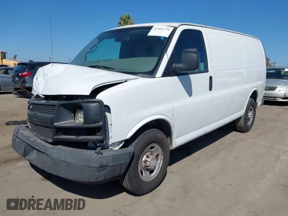 ✅ 2015 Chevrolet Express Cargo • VIN: 1GCWGFCF6F1246210 • Lot: 43363270. Listed on IAAI with 153,514 mi. Free auction sales archive from the USA and detailed vehicle history report at DreamBid. Image 2.