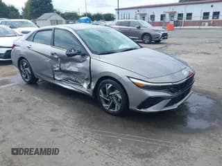 ✅ 2024 Hyundai Elantra Limited • VIN: KMHLP4DG4RU662057 • Lot: 43411119. Listed on IAAI with 25,102 mi. Free auction sales archive from the USA and detailed vehicle history report at DreamBid. Image 1.