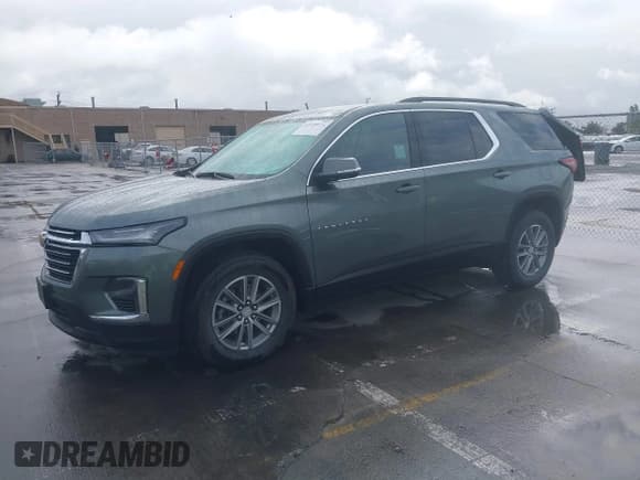 ✅ 2023 Chevrolet Traverse LT Cloth • VIN: 1GNERGKW7PJ148678 • Lot: 42238514. Listed on IAAI with 21,789 mi. Free auction sales archive from the USA and detailed vehicle history report at DreamBid. Image 2.