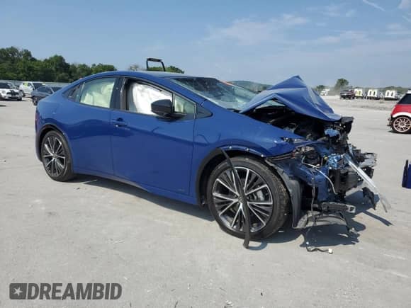 2023 Toyota Prius LE with VIN JTDADABU8P3006684, listed as a Copart auction lot 63282995 with 31,885 mi miles and Salvage title. Bid and sale history available at DreamBid. Image 4.