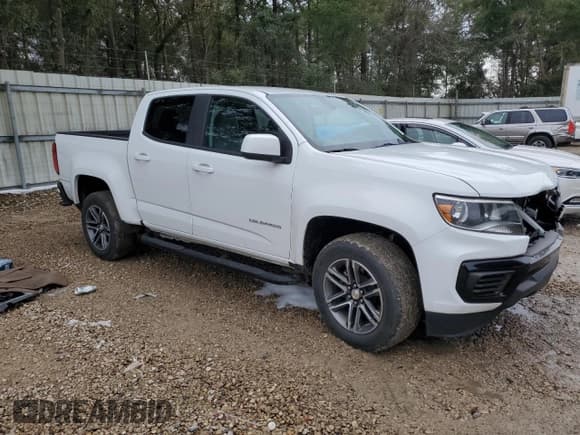 ✅ 2021 Chevrolet Colorado 2WD Work Truck • VIN: 1GCGSBEN7M1132259 • Lot: 42918995. Listed on Copart with 77,660 mi. Free auction sales archive from the USA and detailed vehicle history report at DreamBid. Image 4.