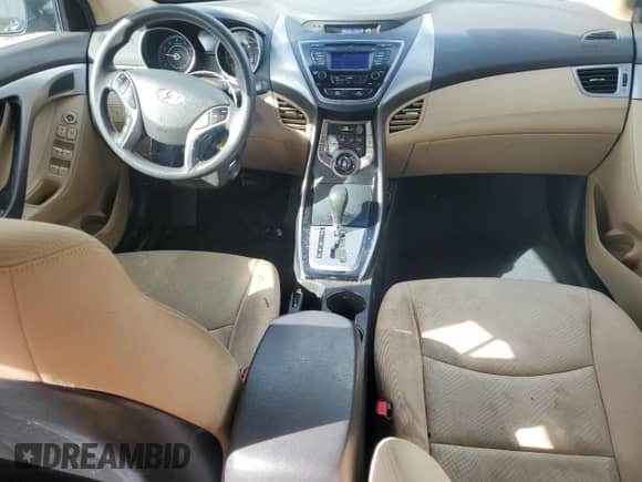 2013 Hyundai Elantra GLS z VIN KMHDH4AE9DU879388, wystawiony jako Copart lot #85315495 z przebiegiem 122 355 mil mil oraz Szkoda całkowita • Salvage title. Historia ofert i sprzedaży dostępna na DreamBid. Obrazek 8.