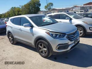 ✅ 2018 Hyundai Santa Fe 2.4L • VIN: 5XYZT3LB5JG563330 • Lot: 43397944. Listed on IAAI with 124,663 mi. Free auction sales archive from the USA and detailed vehicle history report at DreamBid. Image 1.