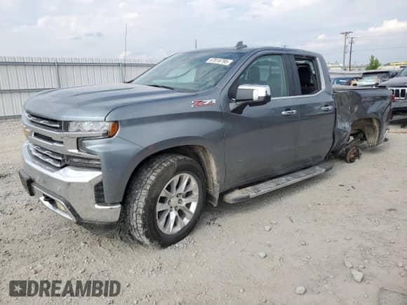 2020 Chevrolet Silverado 1500 LTZ с VIN 1GCRYGED5LZ354794, выставлен на аукционе Copart как лот 67818795 с пробегом 48 522 миль миль и На запчасти • Non repairable. История ставок и продаж доступна на DreamBid. Изображение 1.