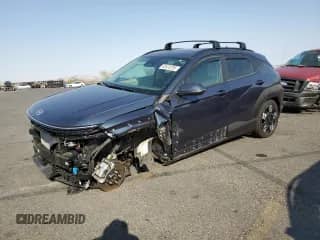 2025 Hyundai Kona SEL Convenience with VIN KM8HCCAB6SU191202, listed as a Copart auction lot 62678785 with 9,579 mi miles and Salvage title. Bid and sale history available at DreamBid. Image 1.