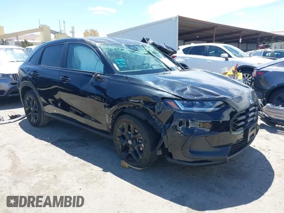 ✅ 2024 Honda HR-V Sport • VIN: 3CZRZ1H56RM709085 • Lot: 42917351. Wystawiony na IAAI z przebiegiem 27 602 mil. Bezpłatny archiwum sprzedaży aukcyjnych z USA i szczegółowy raport historii pojazdu na DreamBid. Zdjęcie 1.