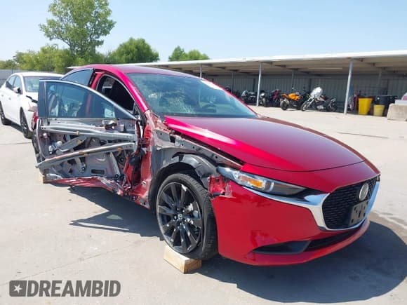 ✅ 2024 Mazda 3 S Select Sport • VIN: 3MZBPABM8RM412152 • Lot: 43183961. Listed on IAAI with Not provided. Free auction sales archive from the USA and detailed vehicle history report at DreamBid. Image 1.