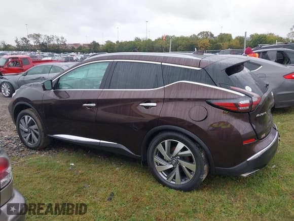 ✅ 2021 Nissan Murano SL • VIN: 5N1AZ2CJ8MC127606 • Lot: 43524822. Wystawiony na IAAI z przebiegiem 44 894 mil. Bezpłatny archiwum sprzedaży aukcyjnych z USA i szczegółowy raport historii pojazdu na DreamBid. Zdjęcie 14.