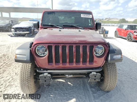 ✅ 2021 Jeep Wrangler Sport • VIN: 1C4GJXAN1MW683604 • Лот: 53838925. Опубликован ранее на Copart с пробегом 18 771 миль. Бесплатный доступ к архиву аукционных продаж из США и подробный отчёт об истории автомобиля на DreamBid. Изображение 5.