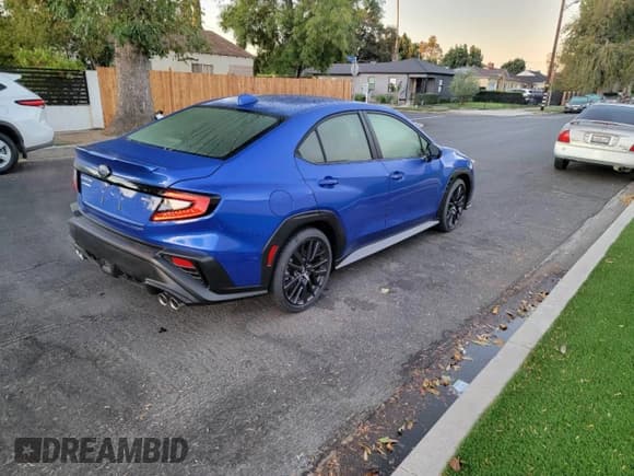 ✅ 2023 Subaru WRX Premium • VIN: JF1VBAH61P8802119 • Lot: 78333484. Listed on Copart with 171 mi. Free auction sales archive from the USA and detailed vehicle history report at DreamBid. Image 4.
