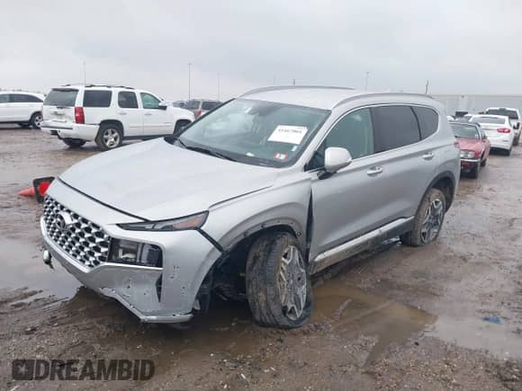 2023 Hyundai Santa Fe SEL Convenience with VIN KM8S6DA24PU100146, listed as a IAAI auction lot 41467061 with 22,808 mi miles and . Bid and sale history available at DreamBid. Image 2.