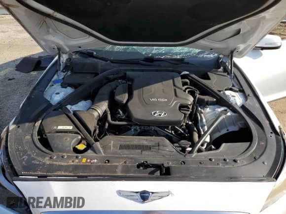 2016 Hyundai Genesis 3.8L z VIN KMHGN4JE1GU133074, wystawiony jako Copart lot #68742404 z przebiegiem Nie podano mil oraz Szkoda całkowita • Salvage title. Historia ofert i sprzedaży dostępna na DreamBid. Obrazek 13.