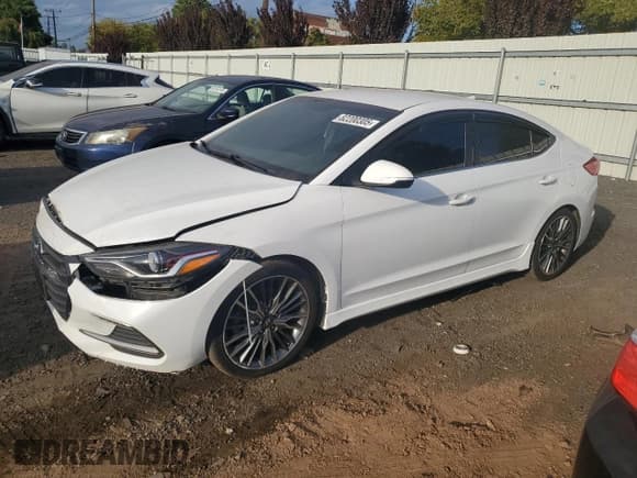✅ 2017 Hyundai Elantra Sport • VIN: KMHD04LB3HU332133 • Lot: 82200305. Listed on Copart with 112,367 mi. Free auction sales archive from the USA and detailed vehicle history report at DreamBid. Image 1.