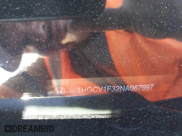 ✅ 2022 Honda Accord Sport • VIN: 1HGCV1F32NA067997 • Lot: 43557621. Wystawiony na IAAI z przebiegiem 57 144 mil. Bezpłatny archiwum sprzedaży aukcyjnych z USA i szczegółowy raport historii pojazdu na DreamBid. Zdjęcie 9.