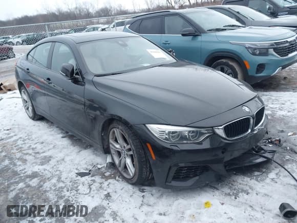 ✅ 2015 BMW 4 Series 435i xDrive • VIN: WBA4B3C55FGV48206 • Lot: 41365617. Listed on IAAI with 78,438 mi. Free auction sales archive from the USA and detailed vehicle history report at DreamBid. Image 1.
