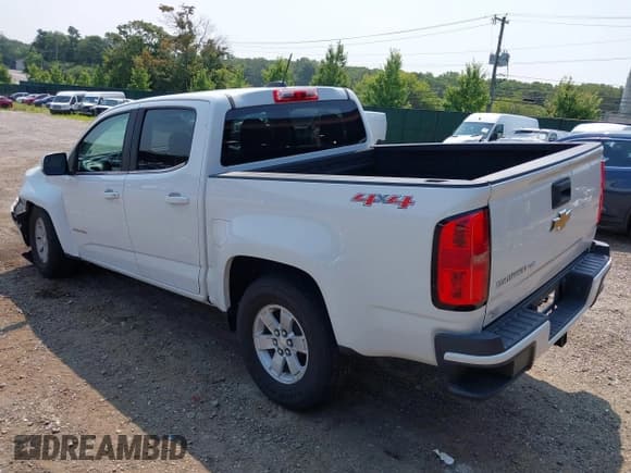 ✅ 2020 Chevrolet Colorado 4WD Work Truck • VIN: 1GCGTBEN3L1132545 • Lot: 42856502. Listed on IAAI with 86,569 mi. Free auction sales archive from the USA and detailed vehicle history report at DreamBid. Image 3.