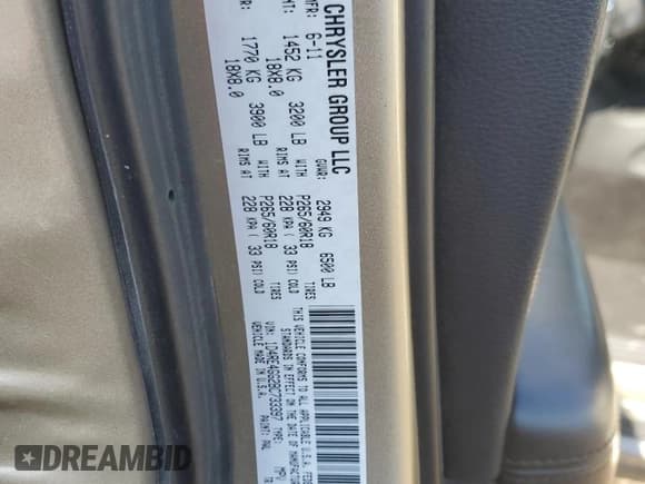 ✅ 2011 Dodge Durango Crew • VIN: 1D4RE4GG2BC733397 • Lot: 86235745. Wystawiony na Copart z przebiegiem 229 670 mil. Bezpłatny archiwum sprzedaży aukcyjnych z USA i szczegółowy raport historii pojazdu na DreamBid. Zdjęcie 13.