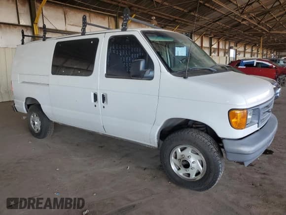 ✅ 2007 Ford Econoline Cargo Commercial • VIN: 1FTNE24L47DA74886 • Lot: 81548824. Listed on Copart with 372,086 mi. Free auction sales archive from the USA and detailed vehicle history report at DreamBid. Image 4.