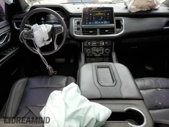 2022 Chevrolet Tahoe RST with VIN 1GNSKRKD0NR338287, listed as a Copart auction lot 53679345 with 59,010 mi miles and Salvage title. Bid and sale history available at DreamBid. Image 8.