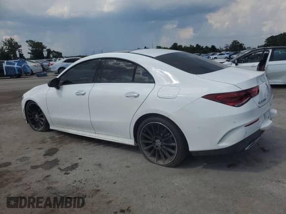 2023 Mercedes-Benz CLA 250 with VIN W1K5J4GB4PN387950, listed as a Copart auction lot 66639325 with 35,078 mi miles and Salvage title. Bid and sale history available at DreamBid. Image 2.