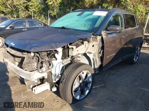 2019 Jeep Compass Limited с VIN 3C4NJDCB3KT842909, выставлен на аукционе IAAI как лот 43338860 с пробегом 100 667 миль миль и . История ставок и продаж доступна на DreamBid. Изображение 2.