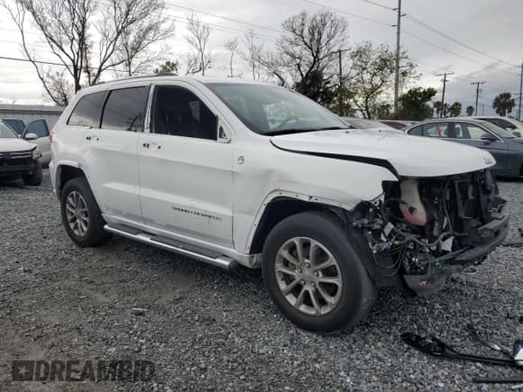 ✅ 2015 Jeep Grand Cherokee Overland • VIN: 1C4RJFCG8FC748938 • Lot: 46275425. Listed on Copart with 102,113 mi. Free auction sales archive from the USA and detailed vehicle history report at DreamBid. Image 4.
