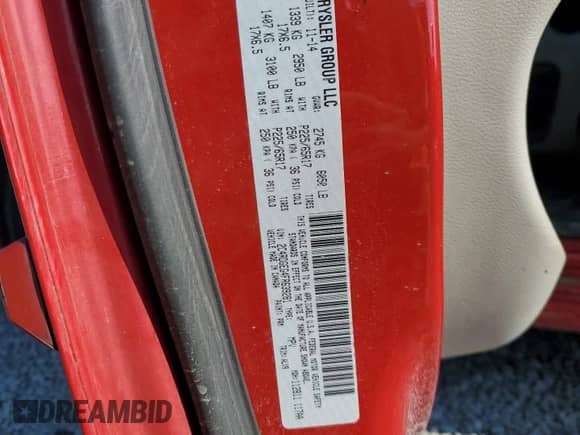 2015 Dodge Grand Caravan R/T with VIN 2C4RDGEG4FR639281, listed as a Copart auction lot 71662595 with 181,833 mi miles and Non repairable. Bid and sale history available at DreamBid. Image 13.