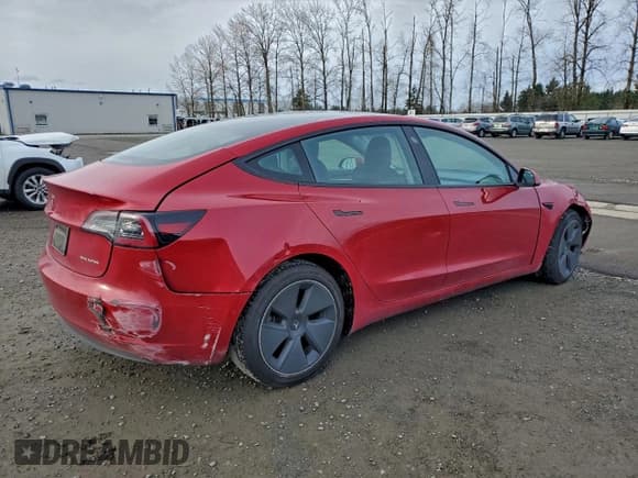 ✅ 2022 Tesla Model 3 Long Range • VIN: 5YJ3E1EB9NF133749 • Lot: 96002905. Wystawiony na Copart z przebiegiem 59 453 mil. Bezpłatny archiwum sprzedaży aukcyjnych z USA i szczegółowy raport historii pojazdu na DreamBid. Zdjęcie 3.