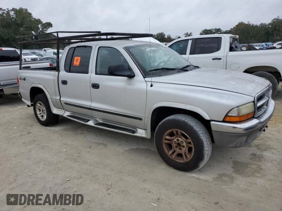 ✅ 2004 Dodge Dakota SLT • VIN: 1D7HG48N64S535761 • Lot: 84379954. Wystawiony na Copart z przebiegiem 196 104 mil. Bezpłatny archiwum sprzedaży aukcyjnych z USA i szczegółowy raport historii pojazdu na DreamBid. Zdjęcie 4.